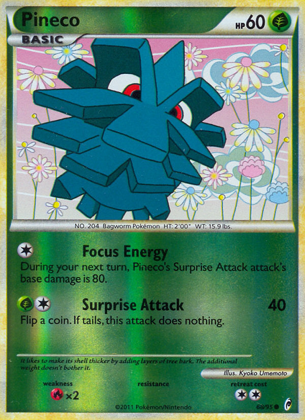 Call of Legends Pineco #68/95 reverse holo